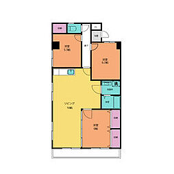 ソレイユ朝宮 3LDKの間取図画像