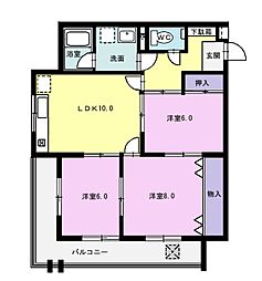 JOLLYHOUSE 3LDKの間取図画像