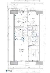 白井ロジュマン 3LDKの間取図画像