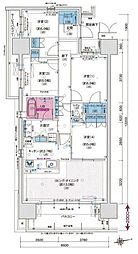 ファーストリンクレジデンス 4LDKの間取図画像