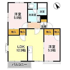 物件の間取り