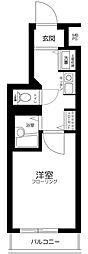 ステージファースト目白 1Kの間取図画像