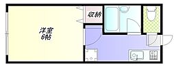 ハイム田原 1Kの間取図画像