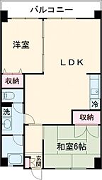 コンダクトヴィレッジ姪浜サウス 2LDKの間取図画像