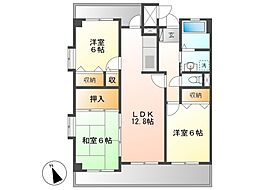 グレートハウス晩餐館 3LDKの間取図画像