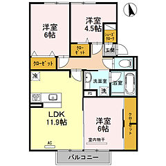 物件の間取り