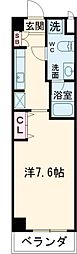 エイムオーエス島崎町 1Kの間取図画像