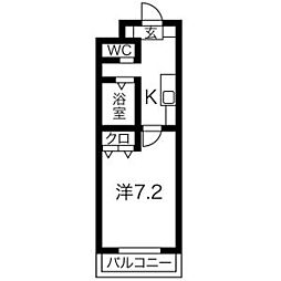 A・City志段味 1Kの間取図画像