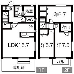 物件の間取り