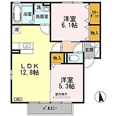 物件の間取り