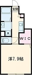 Bellacalma 1Kの間取図画像