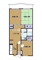 マローネR 3LDKの間取図画像