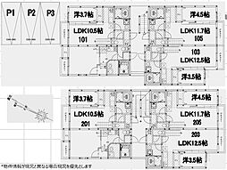 アンピオ姪浜壱番館 1SLDKの間取図画像