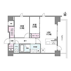 物件の間取り