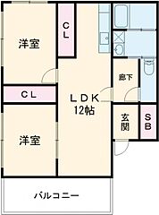 物件の間取り