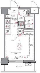 GENOVIA西川口II 1Kの間取図画像