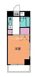 エトワール深谷 1Kの間取図画像