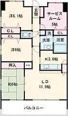 物件の間取り