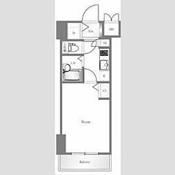 フェニックス初台弐番館 1Kの間取図画像