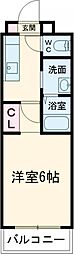 学校町YMマンション(仮称) 1Kの間取図画像