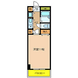 サンモール 1Kの間取図画像