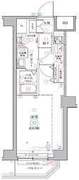 CREVISTA戸田 1Kの間取図画像