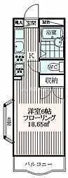 エトワール永山 1Kの間取図画像