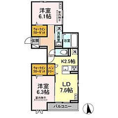 物件の間取り