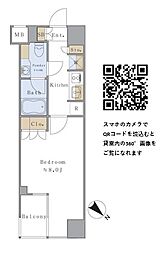 BrilliaistSENDAGAYA 1Kの間取図画像