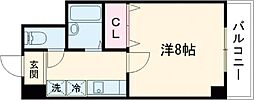 グッドライフ南草津 1Kの間取図画像