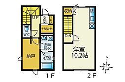チェルシー ワンルームの間取図画像