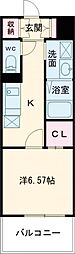 KSK南小倉コアプレイス 1Kの間取図画像