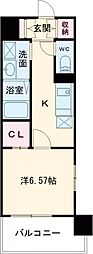 KSK南小倉コアプレイス 1Kの間取図画像