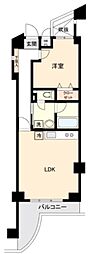 サンライズポイント真鶴 1LDKの間取図画像