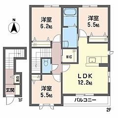 物件の間取り