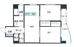 グリーンピア台町 2LDKの間取図画像