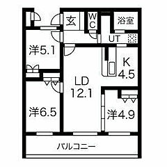 物件の間取り