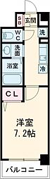 J・Bハウス 1Kの間取図画像