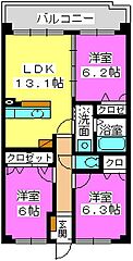 物件の間取り