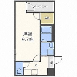 フジパレス堺市駅北2番館 1Kの間取図画像