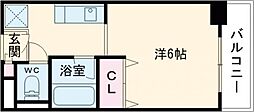 エスペオーラコンドウ 1Kの間取図画像