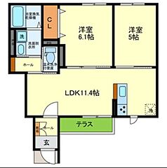 物件の間取り