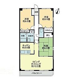 トキワコンフォート 3LDKの間取図画像