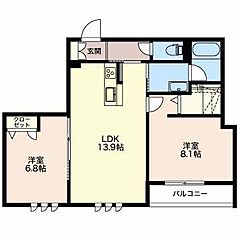 物件の間取り