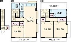 物件の間取り