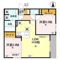 物件の間取り
