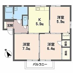 物件の間取り