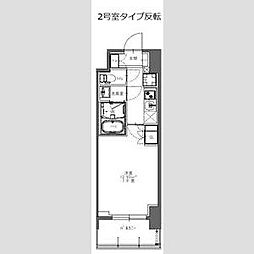 エス-レジデンス北千住reiz 1Kの間取図画像