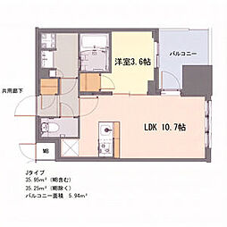 S-RESIDENCE千種belvia TOWER(べルヴィアタワー) 10月27日(火) 1LDKの間取図画像