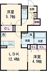 物件の間取り
